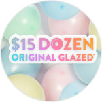 Original Glazed Doughnuts Dozen $15 (In-Store All Day, Online from 6pm AEST) @ Krispy Kreme (Excludes SA)