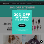 20% off Sitewide (Mens & Womens Activewear + Supplements) + New Range + Delivery ($0 with $150 Order) @ Muscle Nation