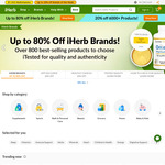 20% off Sitewide No Minimum Spend in-App Only + Delivery ($0 with $80 Spend) @ iHerb