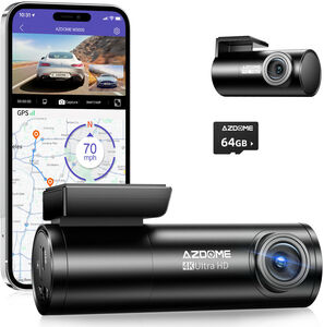 AZDOME Wi-Fi GPS 4K Dual Dash Cam 2160P Front 1080P Rear M300S $72 ($67.49 with eBay Plus) Delivered @ Azdome Authorized AU eBay