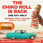 [VIC] 50 Free Chiko Rolls at Every Location from 11am Friday (7/6) @ Hunky Dory