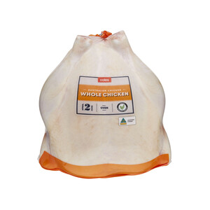 Coles RSPCA Approved Fresh Whole Chicken (Medium or Extra Large) $4/kg @ Coles