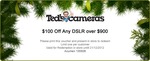 $100 off Any SLR over $900 Voucher - Ted's Cameras