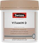 Swisse Ultiboost Vitamin D 1000IU - 400 Tablets $12.83 (Sub & Save) + Delivery ($0 with Prime / $59 Spend) @ Amazon AU