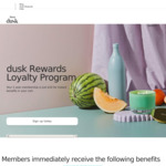 Dusk 2-Year Membership for $10 - ($15 Welcome Voucher, $20 Birthday Voucher, 10% off RRP + More)