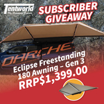 Win a Darche Eclipse Freestanding 180 Awning - Gen 3 Worth $1,399 from Tentworld