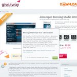Free Download of Ashampoo Burning Studio 2013 from giveaway.downloadcrew.com