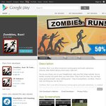 Zombies, Run Android App $3.49 Usually $8.49 More Than 50% off for New Years Resolution Sale
