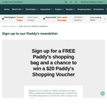 Win 1 of 480x $20 Paddy's Shopping Vouchers from Sydney Markets Ltd [Open Aus-Wide but Prize to Be Collected Homebush, NSW]