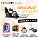 Win 1 of 23 Thermaltake Prizes Inc. GR500 Racing Simulator Cockpit or Cases or More from Umart + Thermaltake
