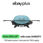 [eBay Plus] Weber Q Premium (Q2200N, 3rd Gen) Gas Barbecue (LPG, Sky Blue) $366.65 Delivered @ Weber eBay