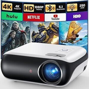 Happrun H1 1080p Portable Projector $127.38 Delivered @ PANJUN via Amazon AU