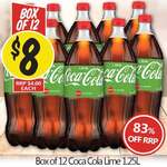 [VIC, SA] Coca-Cola Lime 1.25L x12 Bottles $8 @ NQR