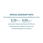2-Year Special Rate Variable Home Loan 5.39% p.a. (6.09% CR), OO P&I Max 70% LVR, $150 Offset & $150 Annual Fees @ Horizon Bank