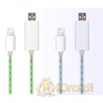 8pin Lightning Charge & Sync LED Lights Cable for iPhone 5/iPad Mini/New iPad & iPod $15 Shipped