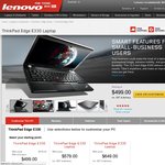 Lenovo ThinkPad Edge E330 $449 with OzBargain Coupon - 13.3", i3-3120M, 4GB, 320GB HDD