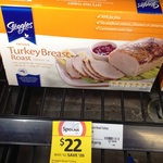Steggles Turkey Breast Roast 2kg $22.00 at Coles (Save $20.00)