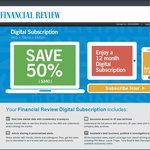 Australian Financial Review - One-Year Digital Subscription for $340 (Saving 50%)