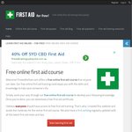 Free Online First Aid Course (with Downloadable Certificate)