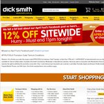 Dick Smith Online - 12% off Storewide (Ends 11pm Tonight)