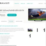 Bauhn  ATV-50FHD 50" Full HD LED TV $555 @ ALDI Starts 4 June