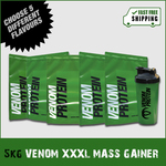 $80 for 5x1kg XXXL Mass Gainer Venom Protein - 24 hours only