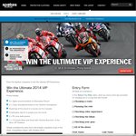 Win 4nts Hotel Phillip Island, 2x 3 Day Motogp Grandstand Tix, Helicopter Ride, Guest Lap + More
