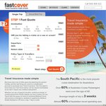 5% OFF Any Travel Insurance Policy @ Fast Cover
