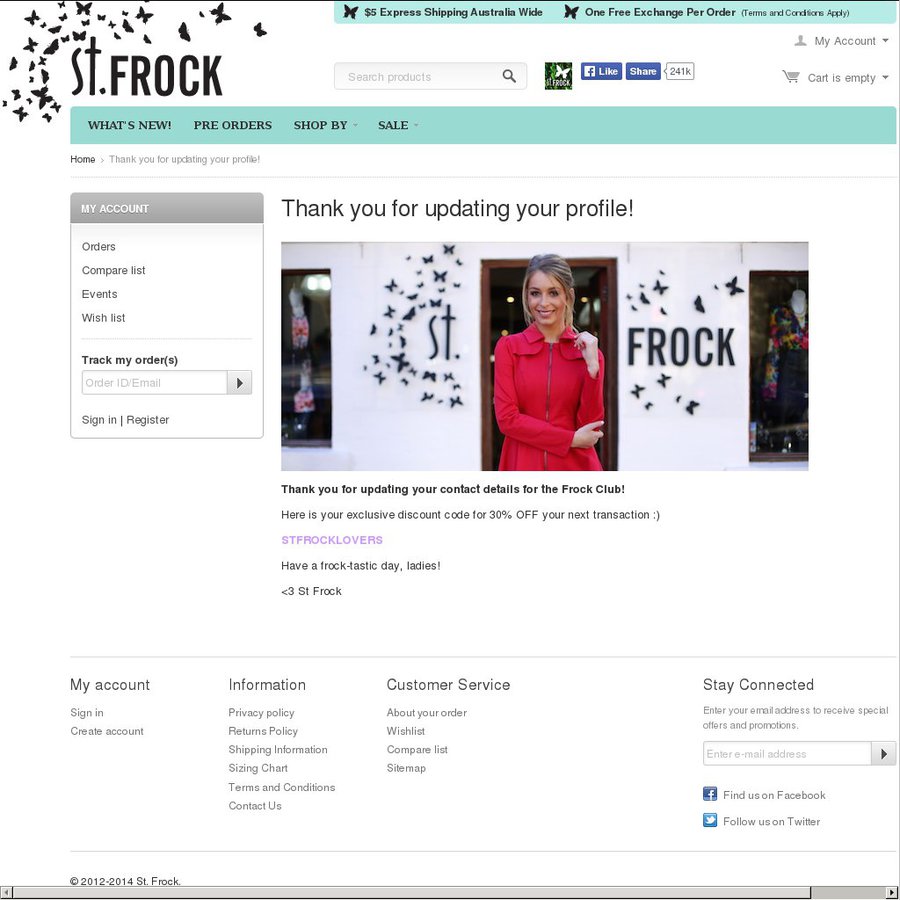 St clearance frock australia