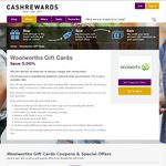 5% off Wish Gift Cards Via Cash Rewards