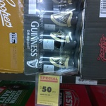 Guiness 24 Pack 440ml Cans for $50 @ BWS