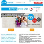 $25 for an 8x11” Personalised Hard Cover Photo Book, 50 Pages, Pickup from BigW