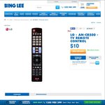 Genuine LG AN-CR500 Universal LG TV (Any Model) Remote Control $10 Pickup or +$5 Ship @ Bing Lee