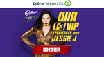 Win 1 of 3 Trips to Sydney (Valued at $7400), 1 of 5000 $20 iTunes Cards from Woolworths/Cadbury