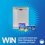 Win a Haier Dishwasher & 3 Months Supply of Finish from Appliances Online