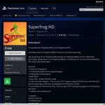 FREE: Superfrog HD PS Vita + PS3 @ Playstation Store