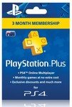 PlayStation Plus 3 Month Membership $19.95 @ Harvey Norman
