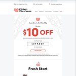 Kitchen Warehouse - $10 off $10 Min Spend, in-Store (WA) or Online ($10 Shipping)