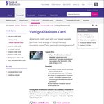 Bank of Melbourne Vertigo Credit Card 0% Balance Transfers for 20 Months ($99 Annual Fee)