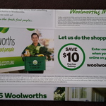 $10 off and Free Delivery Woolworths Online (Min Spend $100 - New Customers) (Tas Only?)