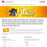 $10 Cashback on Thermoskin Products Purchased in-Store (Not Online) [Available to First 1,000]