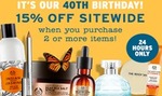 15% off When You Buy 2+ Items @ The Body Shop
