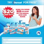 $20 EFT Cash Back When Spending $20+ on Dermal Therapy Skin Care Products - Ends Sunday 31st July - Limit 500 Claims