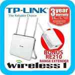 TP-Link Archer D9 AC1900 Modem Router + RE210 Range Extender for $183.20 Delivered @ Wireless1 eBay
