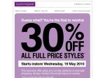 Suzanne Grae: 30% Off All Full Price Styles