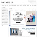 Beauty Gifts with Purchase at David Jones: Deluxe Sampler Tote, Lancome, Dermalogica, L'Occitane, Philosophy, E/Bache, Clinique