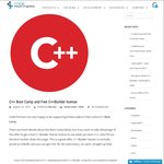 C++ Boot Camp and Free C++Builder License (Normally $324) @ Code Partners