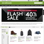 Kathmandu 40% off Flash Sale (Full Priced Items Only)