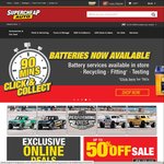 Spend $100 or More and Receive 25% off Super Cheap Auto (Online Only)