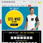 20% off Everything Online at Connor. Free Shipping for Orders over $60